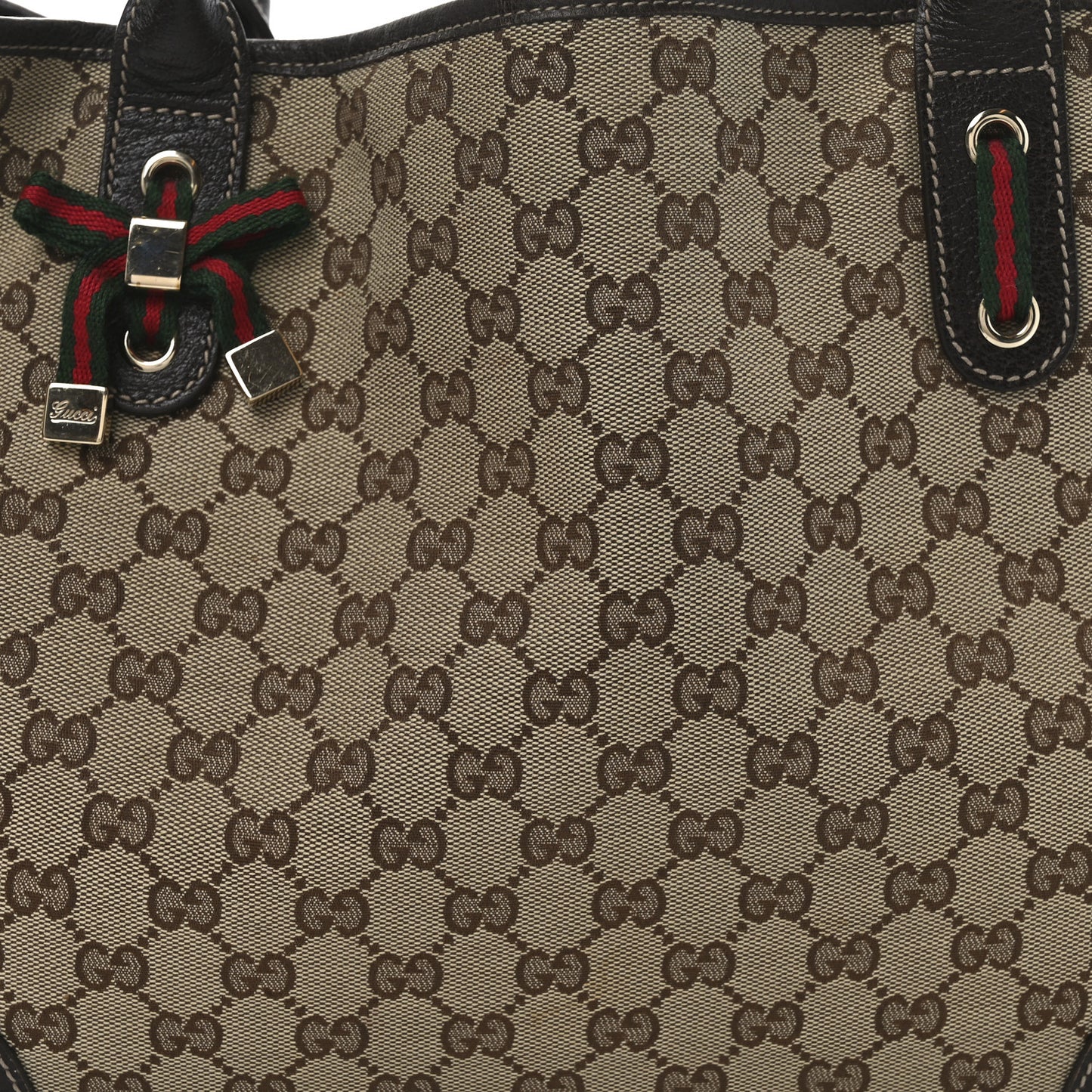 Monogram Large Princy Tote Dark Brown