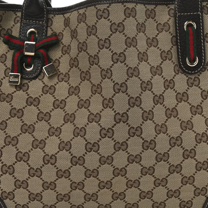 Gucci Monogram Large Princy Tote Dark Brown 8 of 12