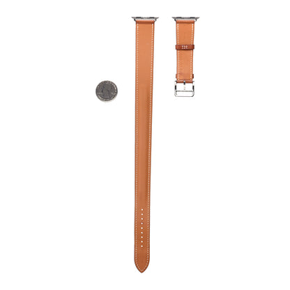 Hermes Barenia 38mm Apple Watch Double Tour Band Fauve 2 of 5