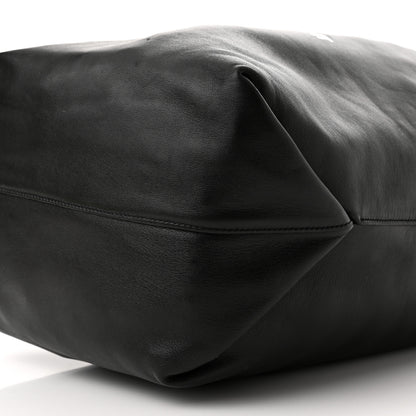 Saint Laurent Lambskin Teddy Drawstring Bag Black 11 of 11