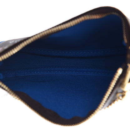 Louis Vuitton Monogram 2019 Christmas Animation Mini Venice Pochette Accessories Blue 5 of 8