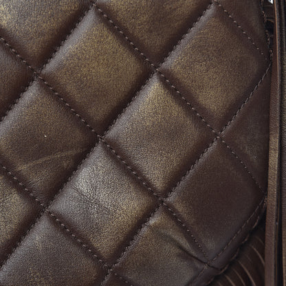 Chanel Calfskin Quilted Into The Fringe Hobo Brown 17 of 17