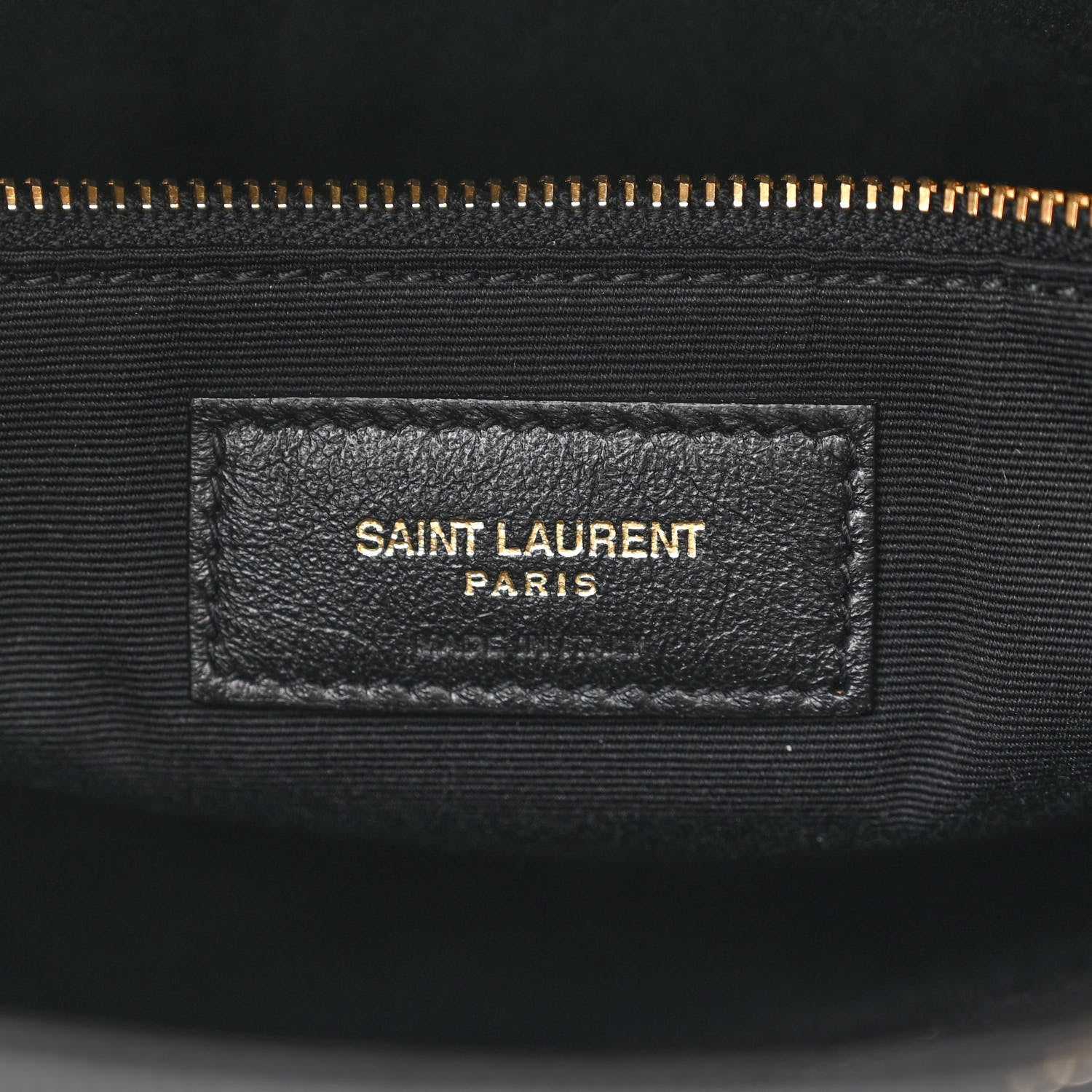 Saint Laurent Grain de Poudre Matelasse Chevron Medium Tribeca Shopping Bag Black 7 of 11