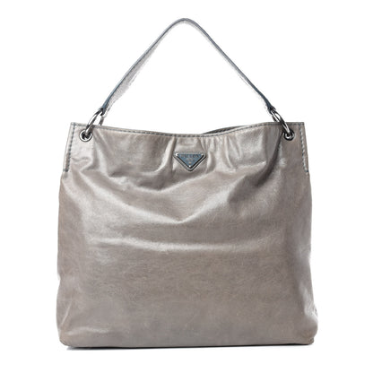 Prada Vitello Shine Hobo Argilla 1 of 12