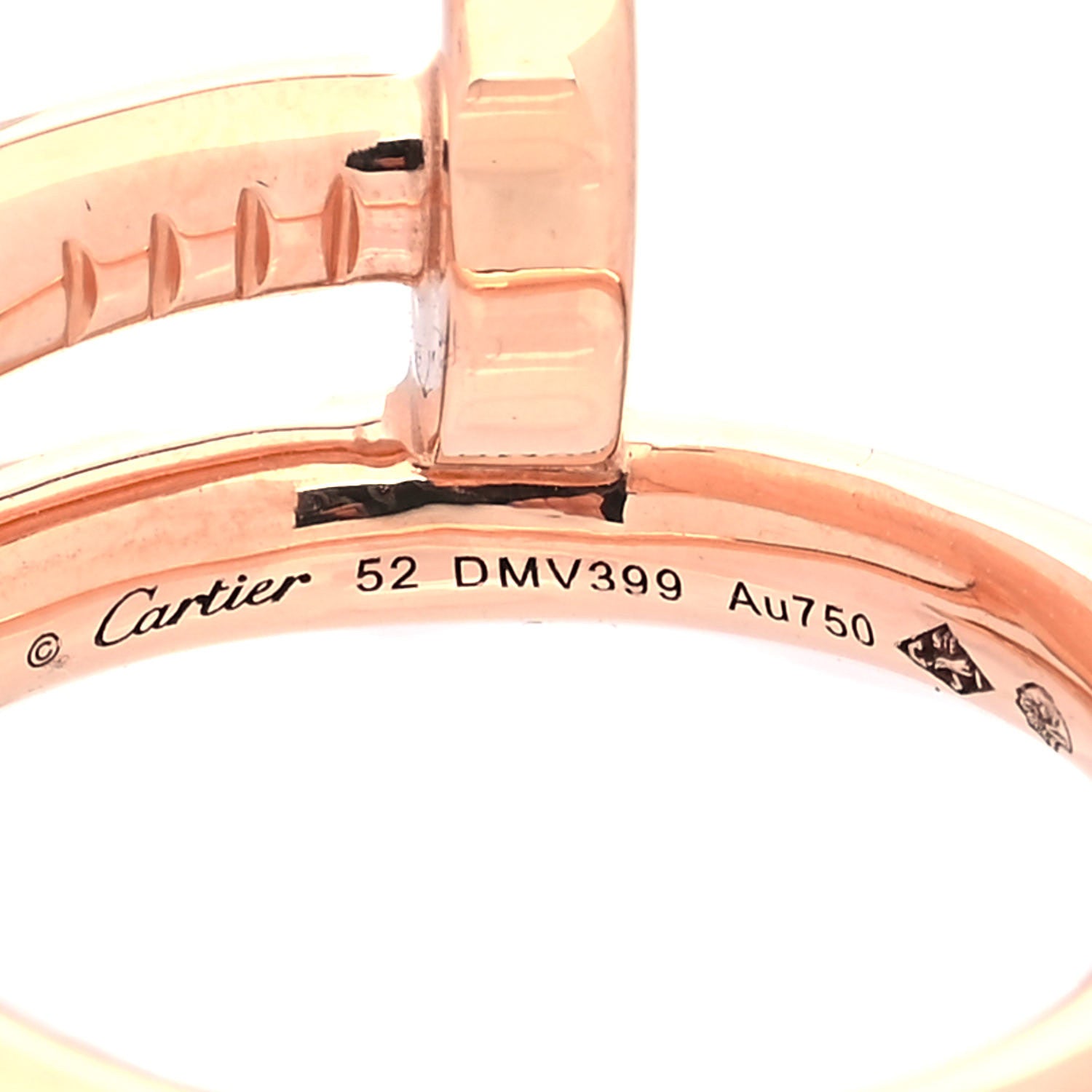 Cartier 18K Pink Gold Juste Un Clou Ring 52 6 4 of 4