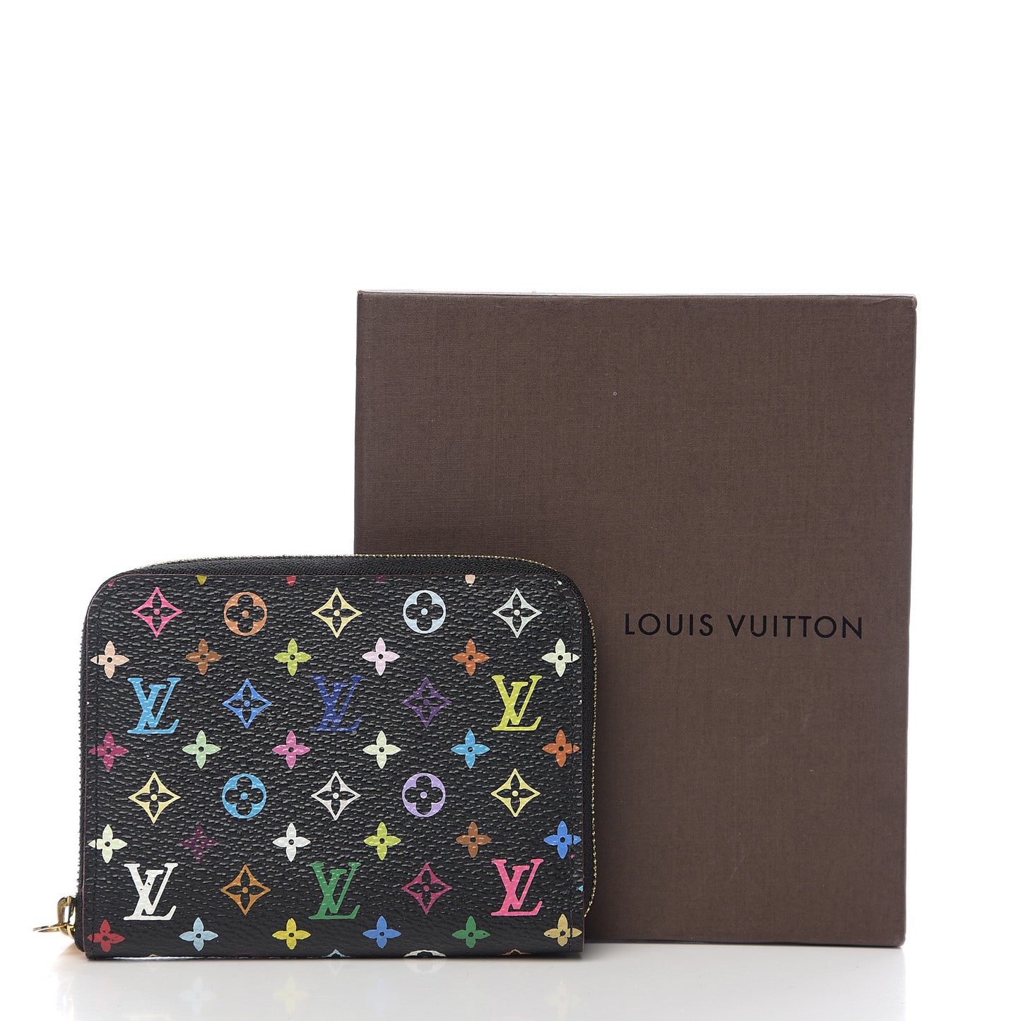 Monogram Multicolor Zippy Coin Purse Black Grenade