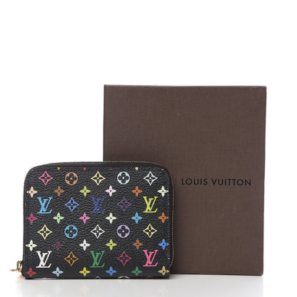 Louis Vuitton Monogram Multicolor Zippy Coin Purse Black Grenade 6 of 6