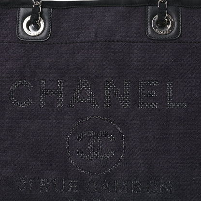 Chanel Mixed Fibers Small Deauville Tote Black 8 of 12