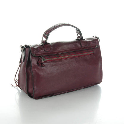 Proenza Schouler Lambskin Fringe PS1 Medium Satchel Burgundy 3 of 10