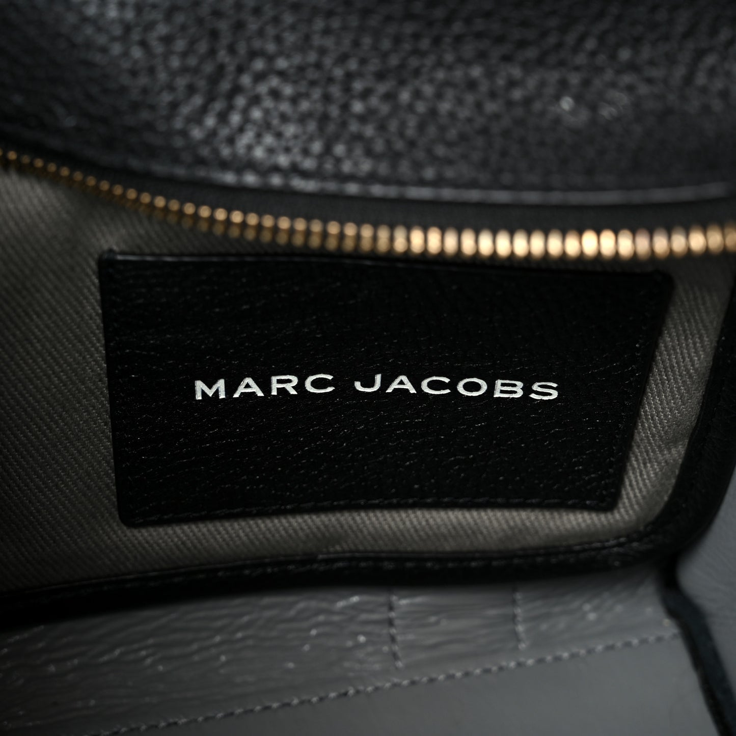 Grained Calfskin Small The Tote Bag Black