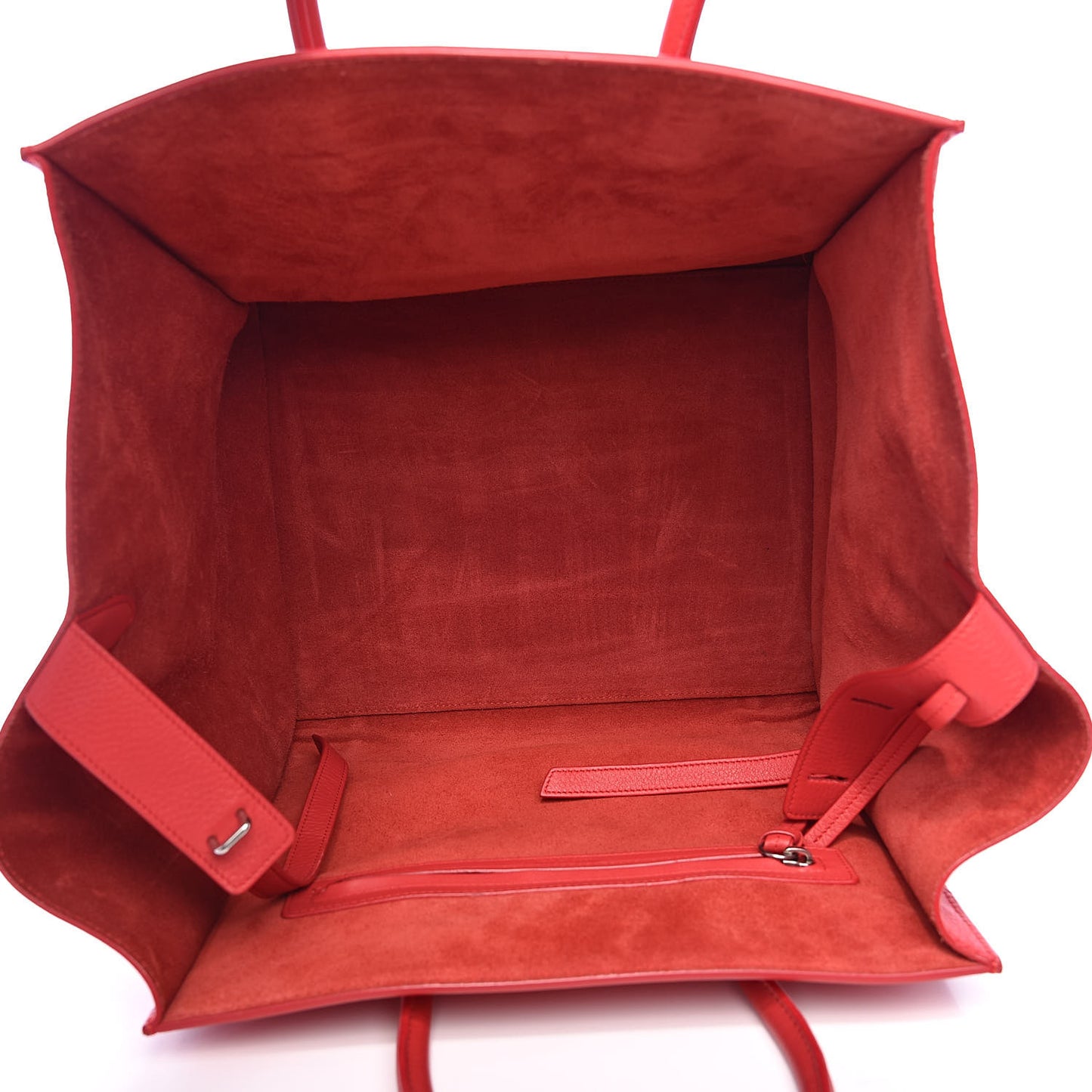 Supple Calfskin Medium Phantom Luggage Vermillion