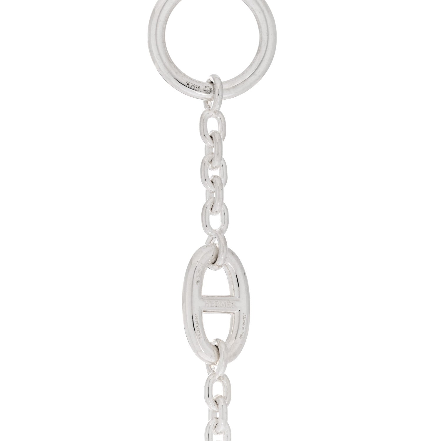 Hermes Sterling Silver Farandole Bracelet ST 3 of 4