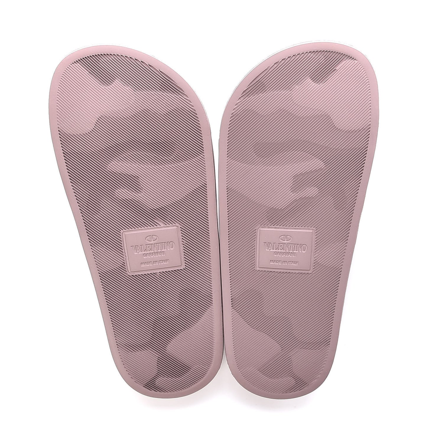 Rubber Rockstud Slide Sandals 36 Poudre