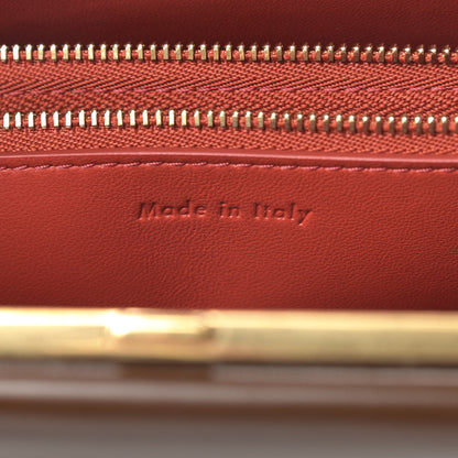 Celine Patina Box Calfskin Medium Clasp Bag Camel 8 of 12