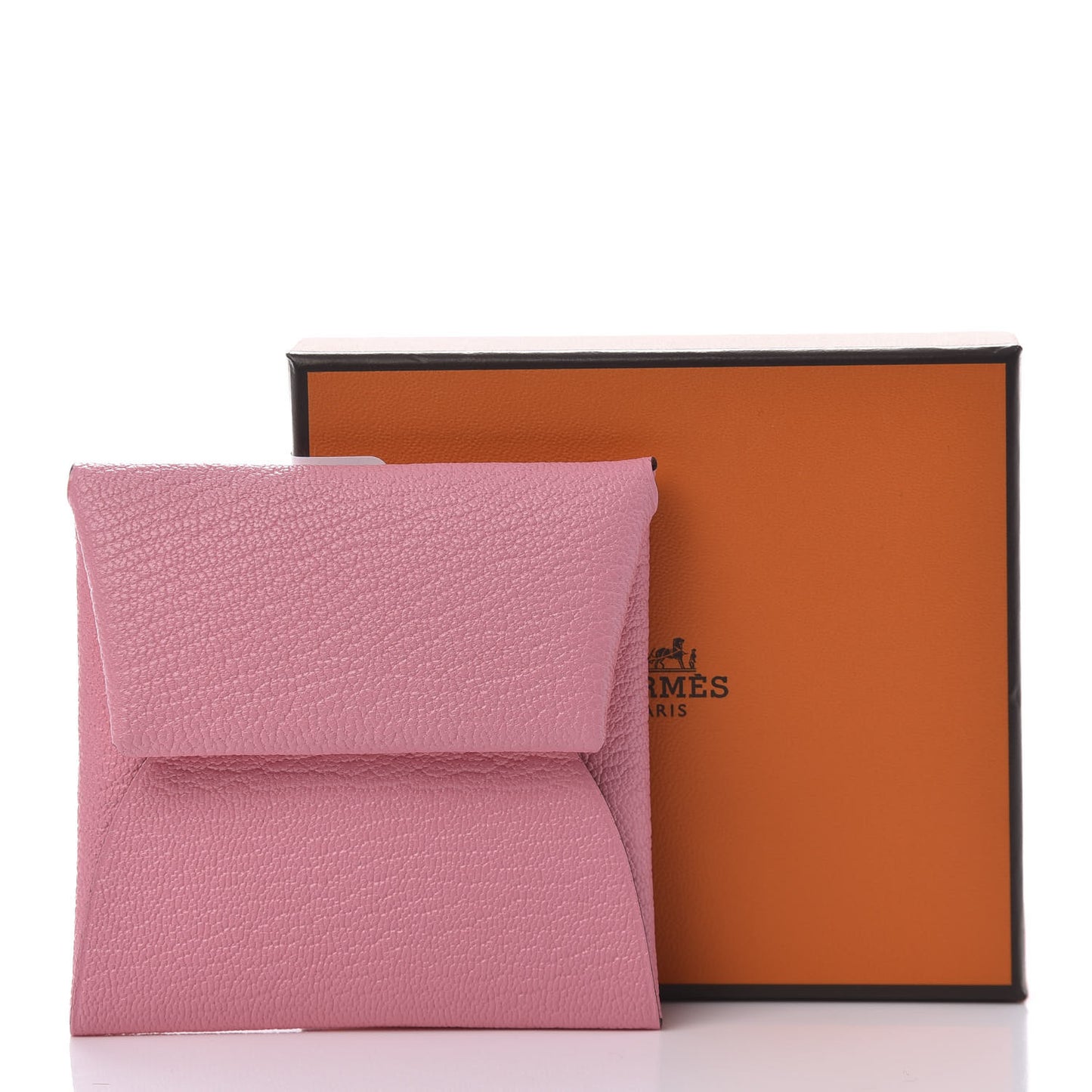 Chevre Mysore Verso Bastia Coin Purse Rose Confetti Brique