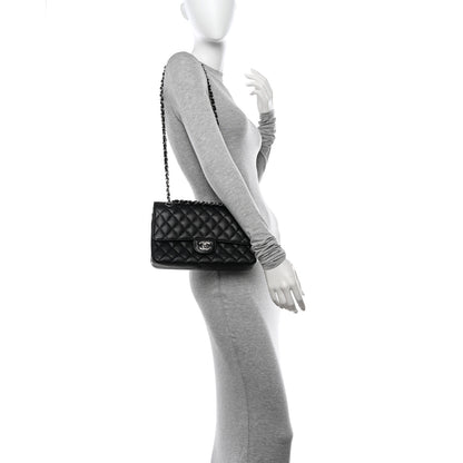 Chanel Caviar Quilted Medium Double Flap Black 3 of 10