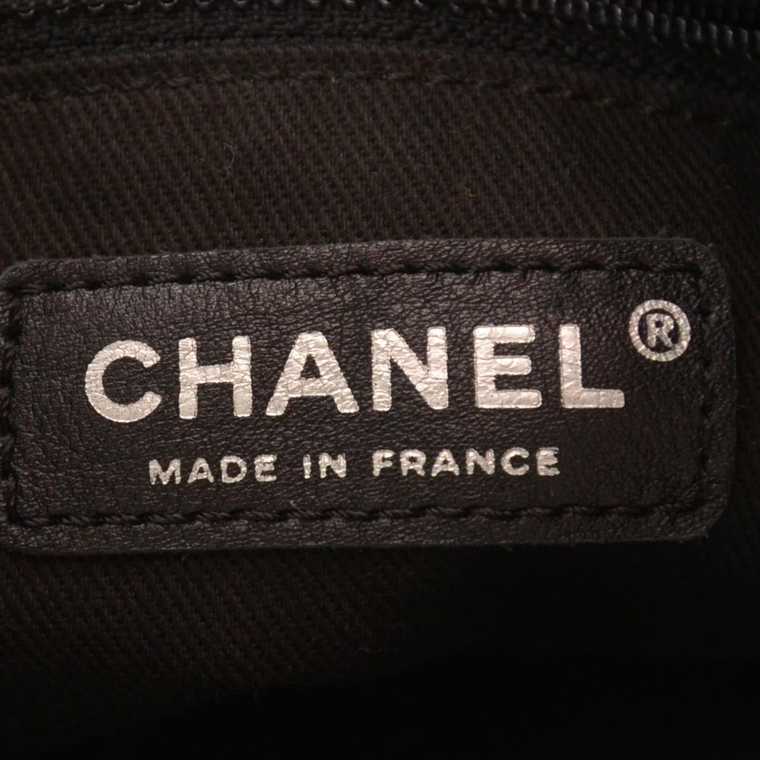 Chanel Lambskin Drawstring CC Bucket Bag Black 6 of 9