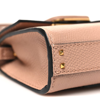 Valentino Garavani Calfskin Micro VSling Top Handle Bag Rose Cannelle 8 of 10