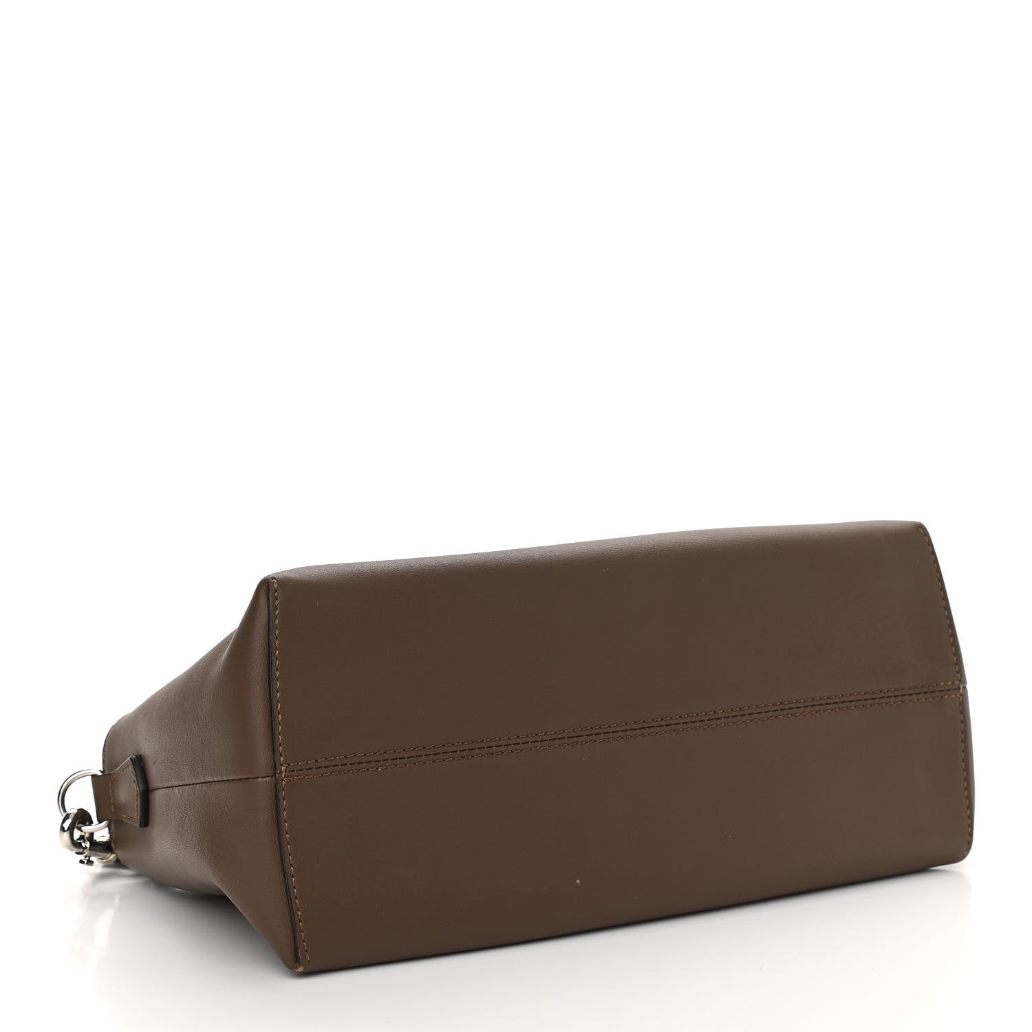 Fendi Vitello Dolce Bi-Color FF 1974 Embossed Medium By The Way Boston Bag Maya Black 4 of 10