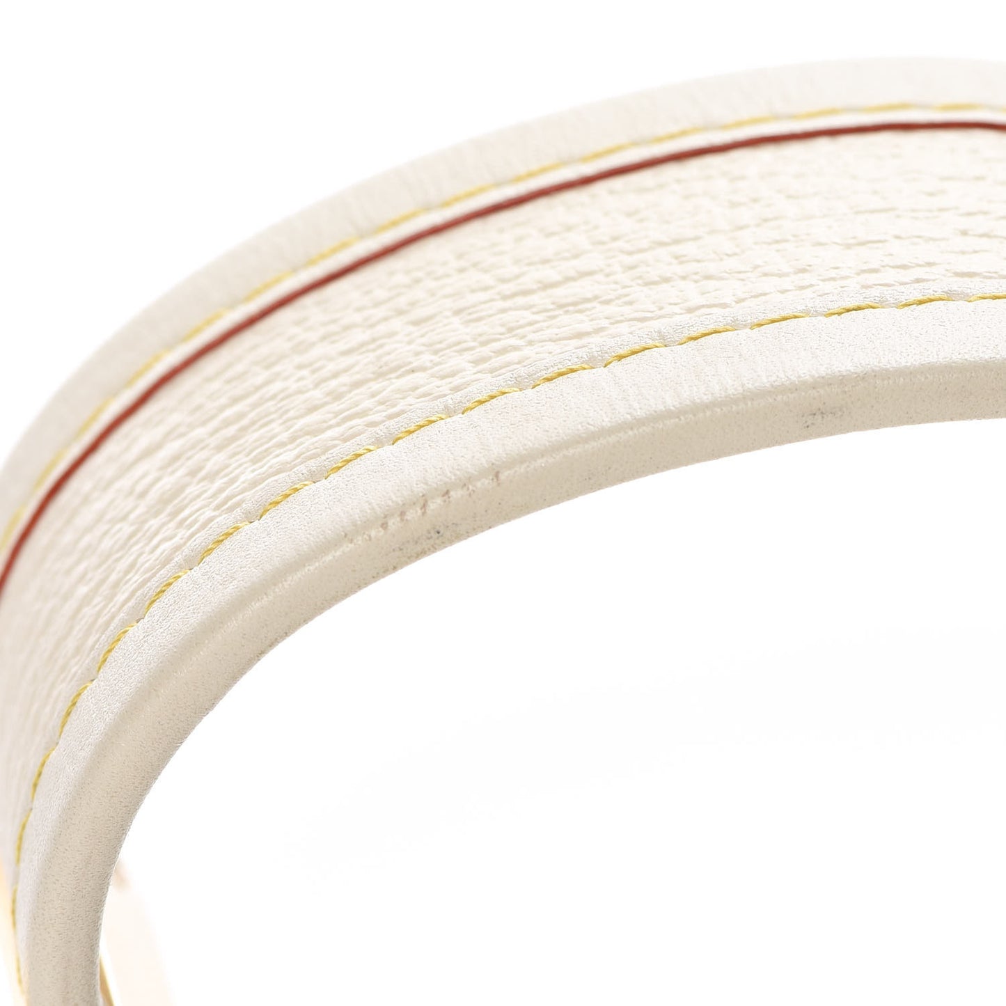 Chèvre Suhali S Lock Bracelet Small White