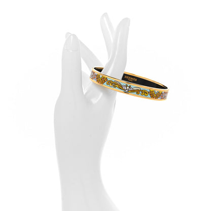 Hermes Enamel Printed Narrow Bracelet 70 2 of 5