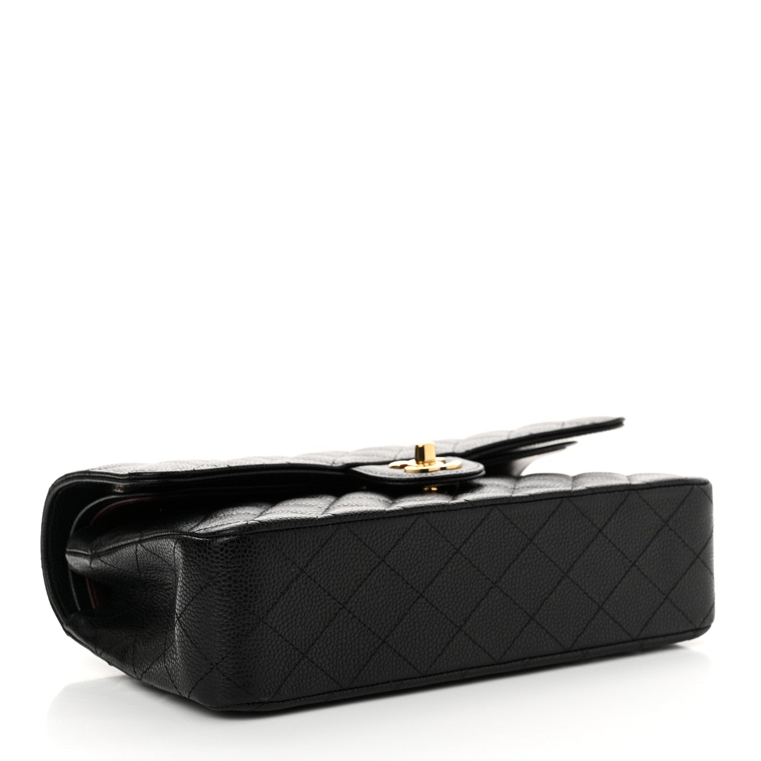 Chanel Caviar Quilted Medium Double Flap Black 4 of 12