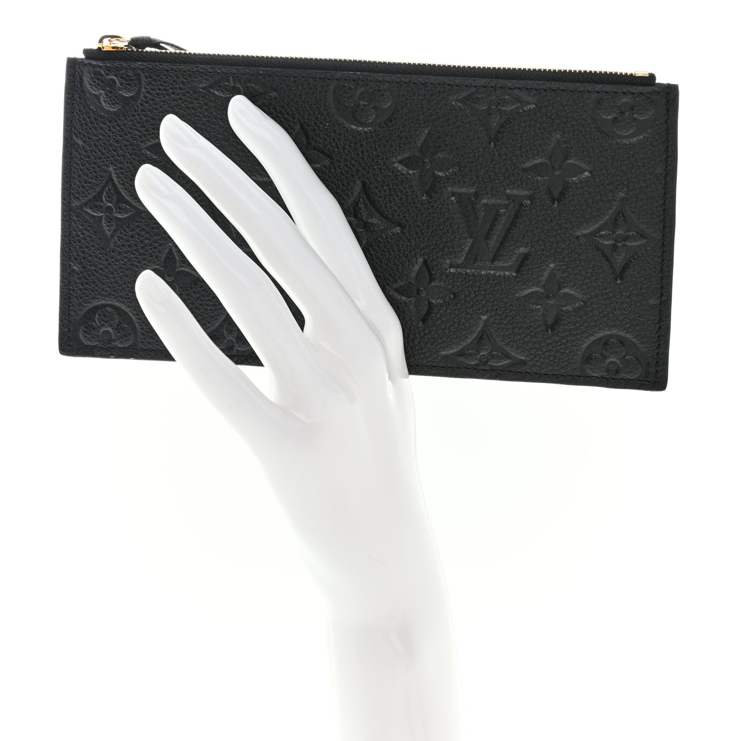 Empreinte Felicie Chain Wallet Zippered Insert Black