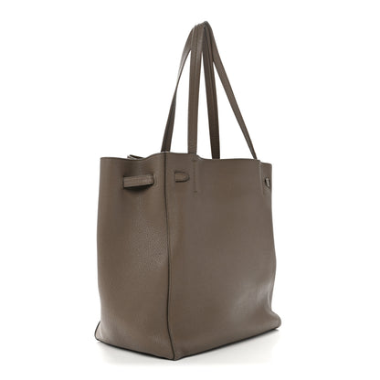 Celine Soft Grained Calfskin Small Belt Cabas Phantom Taupe 3 of 14