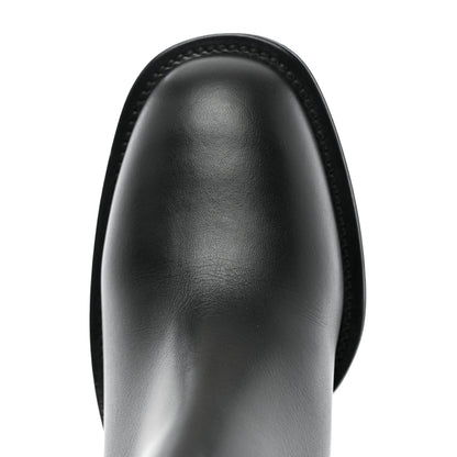 Christian Dior Calfskin Empreinte Ankle Boots 37 Black 10 of 11