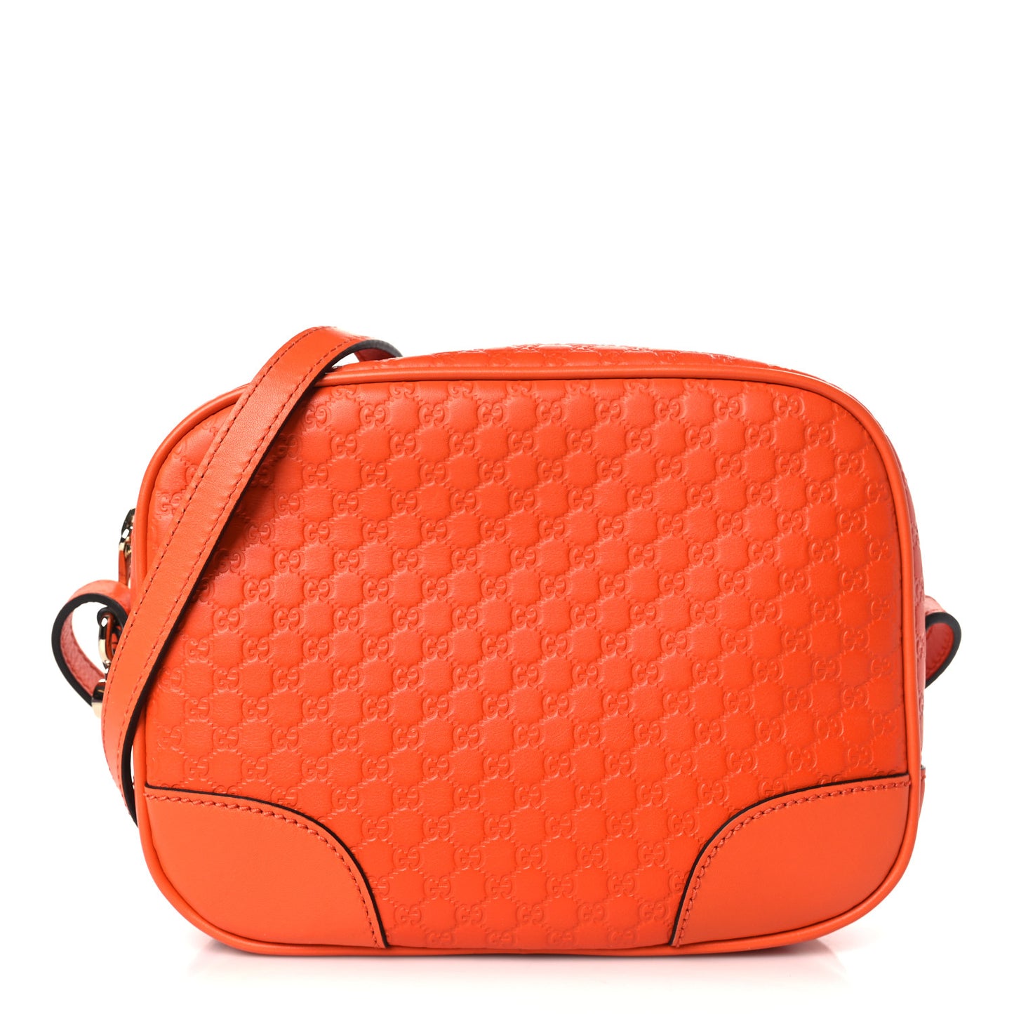 Soft Microguccissima Mini Bree Messenger Bag Sun Orange