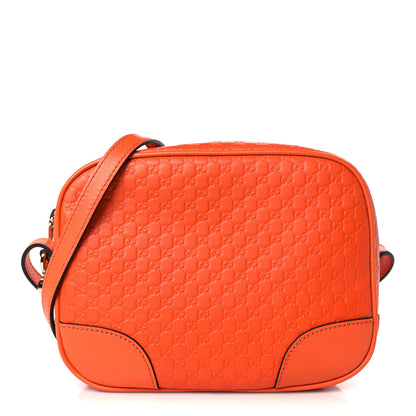 Gucci Soft Microguccissima Mini Bree Messenger Bag Sun Orange 1 of 9