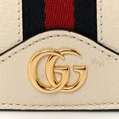 Gucci Textured Calfskin Small Ophidia Flap Messenger Bag Mystic White 13 of 13