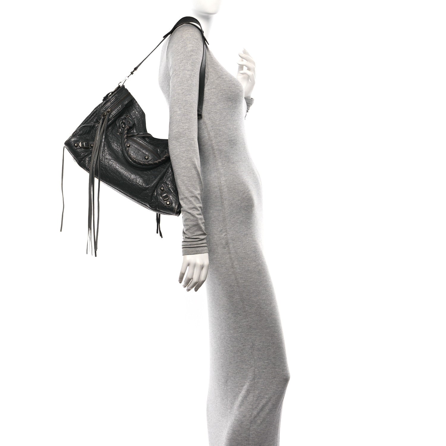 Balenciaga Agneau Classic Hardware City Gris Fossile 2 of 14