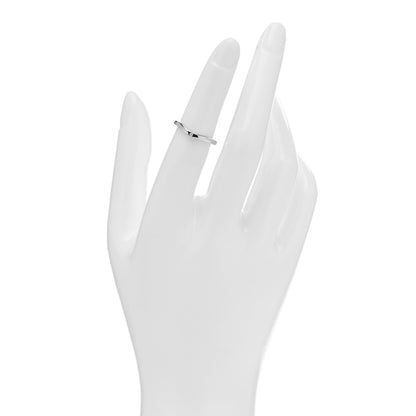 Cartier Platinum 3 Diamond Ballerine Wedding Band Ring 50 5.25 2 of 4