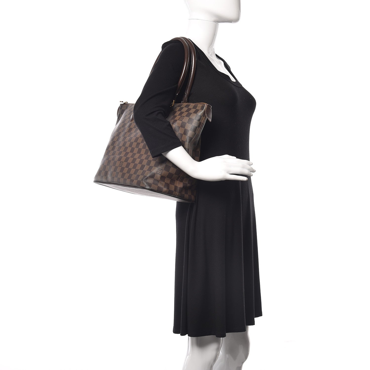 Louis Vuitton Damier Ebene Saleya MM 2 of 10