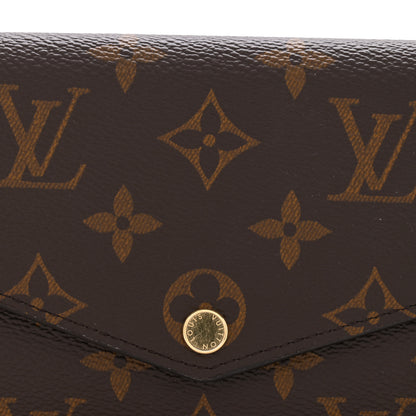 Louis Vuitton Monogram Sarah Wallet NM Coquelicot Coquelicot 8 of 10