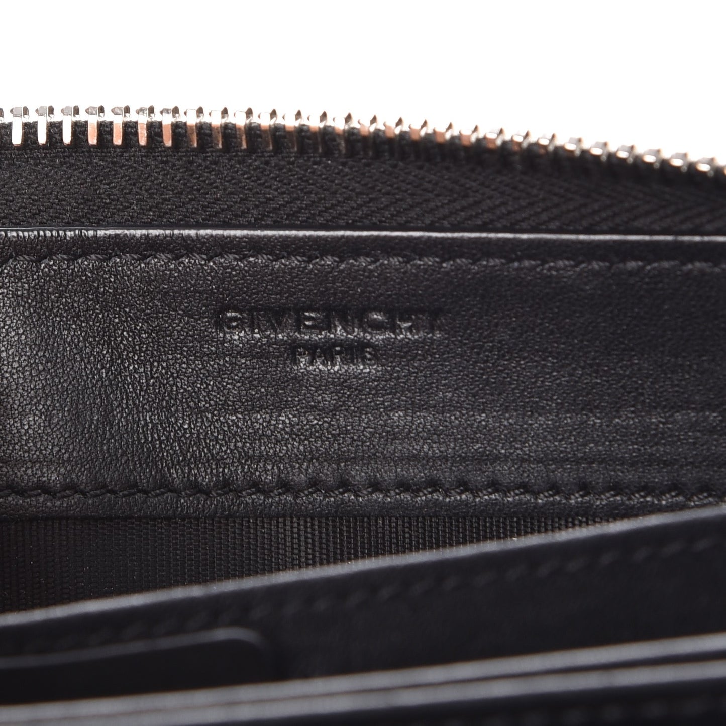 Sugar Goatskin Pandora Zip Around Wallet Black