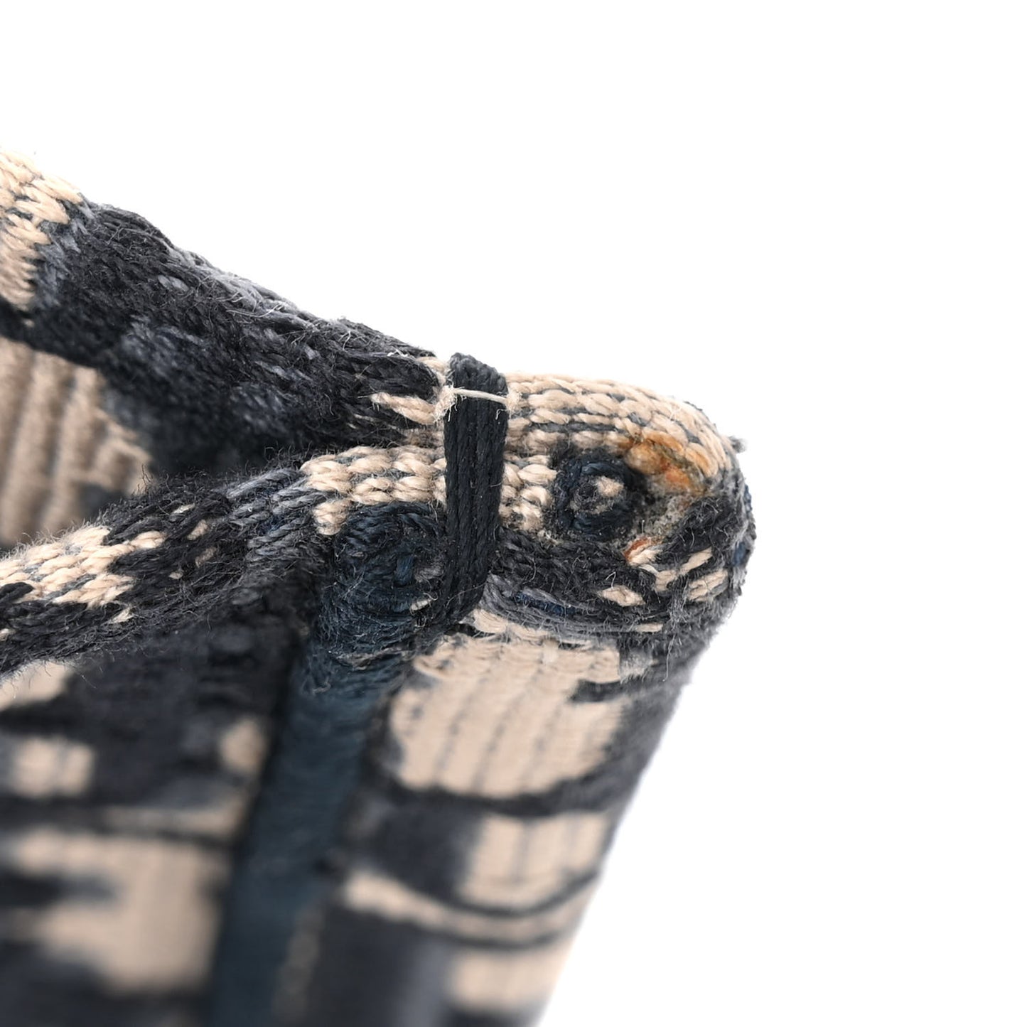 Oblique Medium Book Tote Blue Multicolor