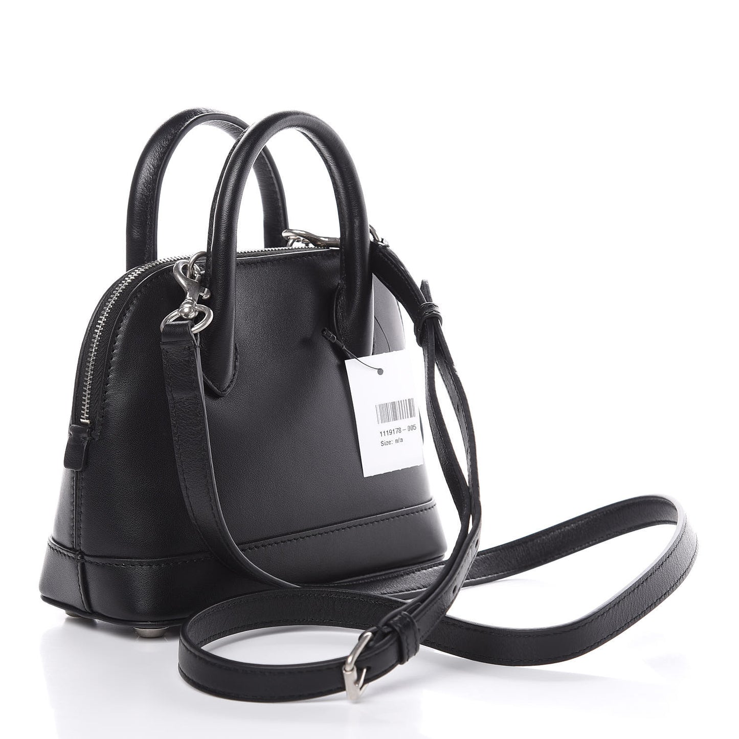 Calfskin I Love Techno XXS Ville Top Handle Bag Black Multicolor