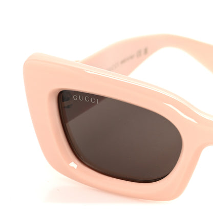Gucci Acetate Cat Eye GG Marmont Logo Sunglasses GG1827S Light Pink 7 of 8
