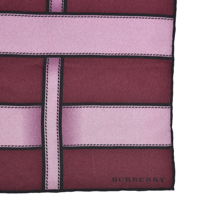 Burberry Silk Buckle Print Square Scarf Pink 2 of 4