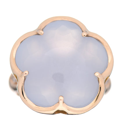 Pasquale Bruni 18K Rose Gold Diamond Chalcedony Bon Ton Ring 54 6.75 1 of 6