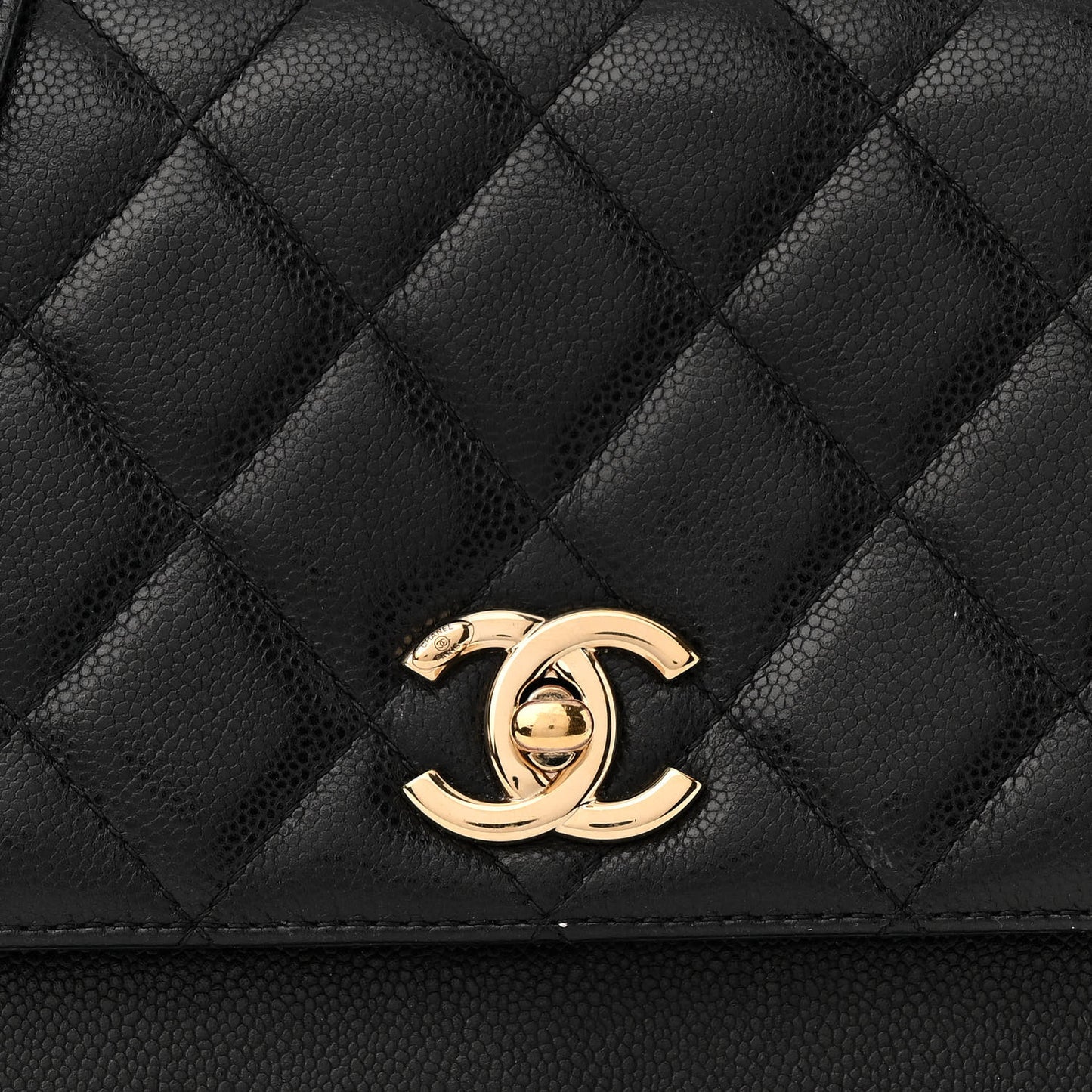 Caviar Quilted Medium Business Affinity Flap Black