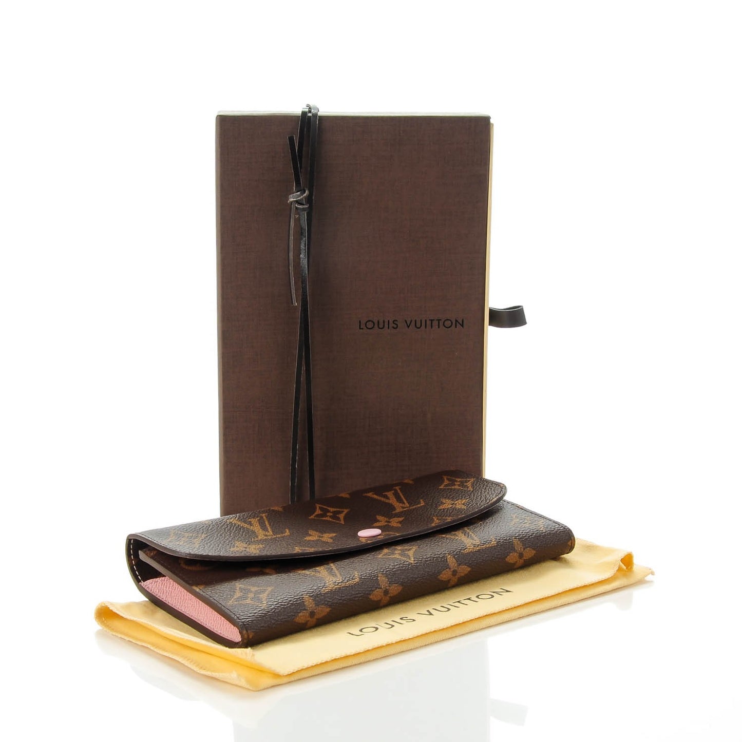 Monogram Emilie Wallet Rose Ballerine