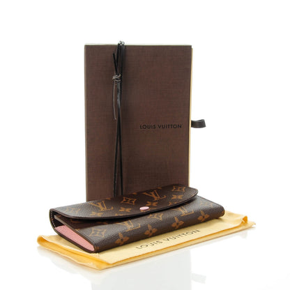 Louis Vuitton Monogram Emilie Wallet Rose Ballerine 4 of 7