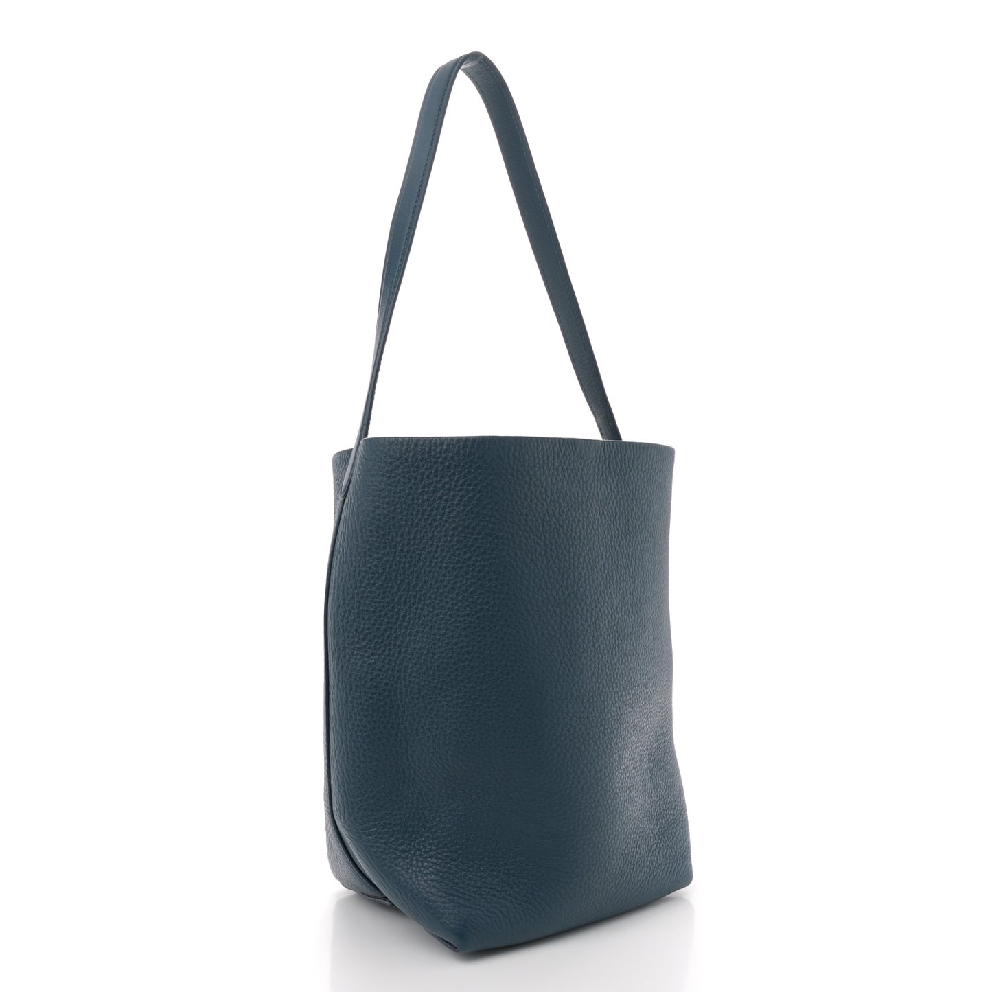 Grained Calfskin Medium N/S Park Tote Bluestone