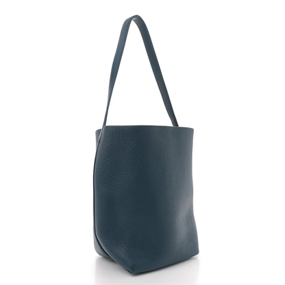 The Row Grained Calfskin Medium N/S Park Tote Bluestone 3 of 10