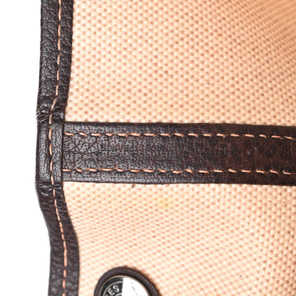 Hermes Toile Buffle Gala Garden Party Tote 36 MM Marron Fonce 6 of 13