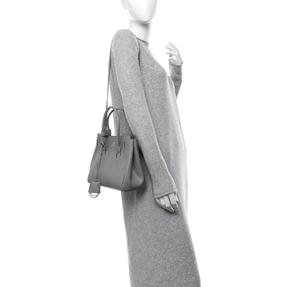 Balenciaga Smooth Calfskin Mini Hampton Carry All Bag Grey 2 of 10