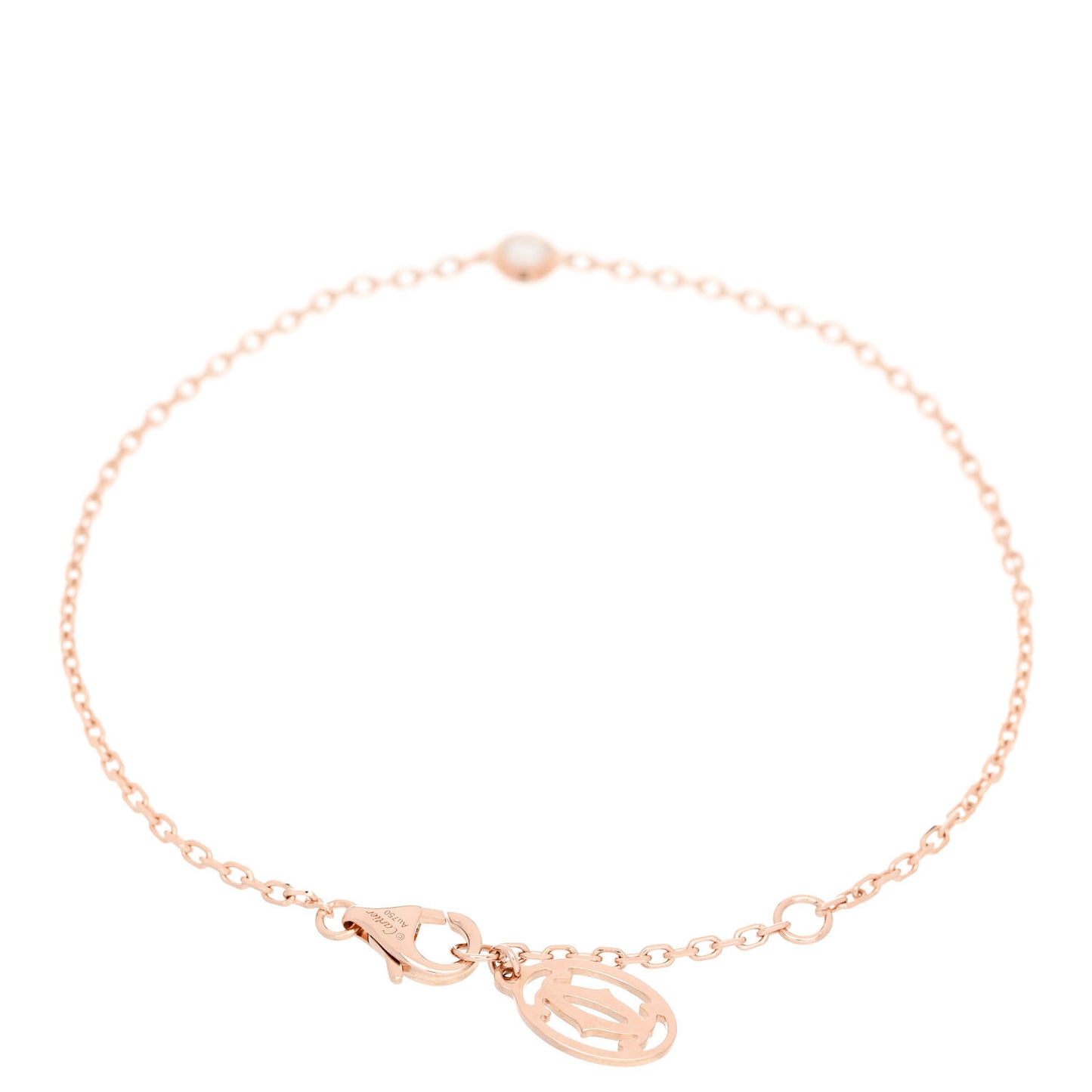 18K Pink Gold Diamond SM D'Amour Bracelet